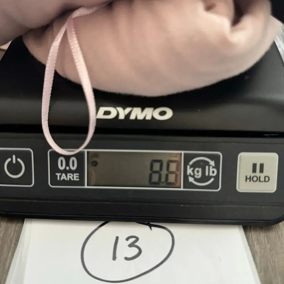 George Women's Cardigan Sweater Size 12 Pink Solid Viscose 3/4 Sleeves Open NEW - Picture 6 of 6